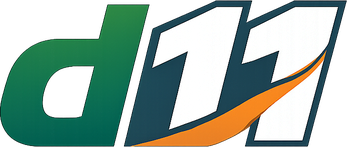 d11 neon logo for Bangladesh gaming hub